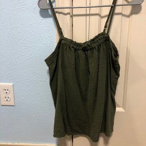 Green tank top